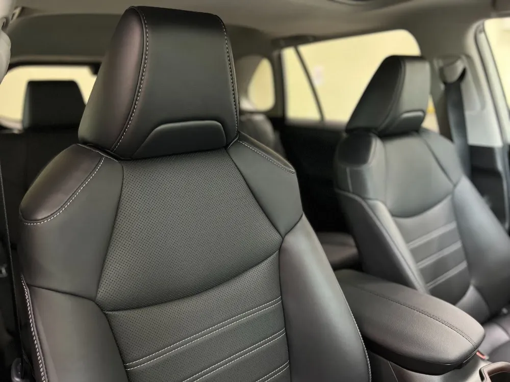 2022 RAV4 Hybrid Limited Photo Gallery Silver Black Interior 3
